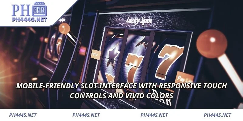 Mobile-friendly slot interface with responsive touch controls and vivid colors