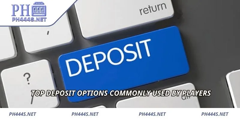 Top deposit options commonly used by players