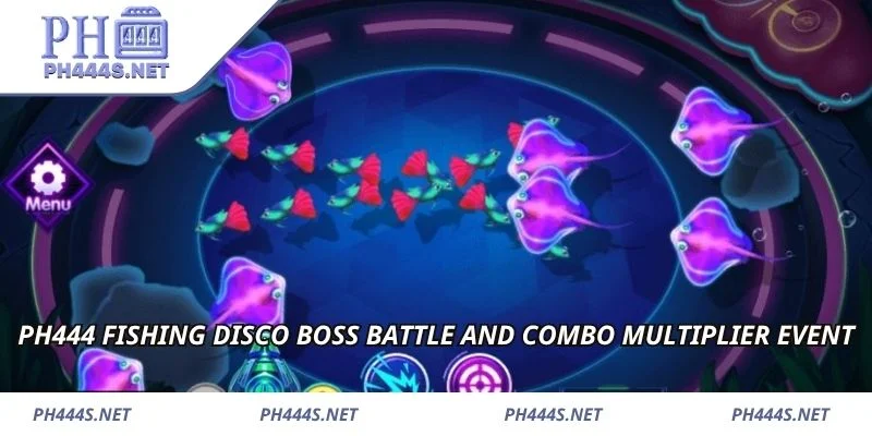 PH444 Fishing disco boss battle and combo multiplier event