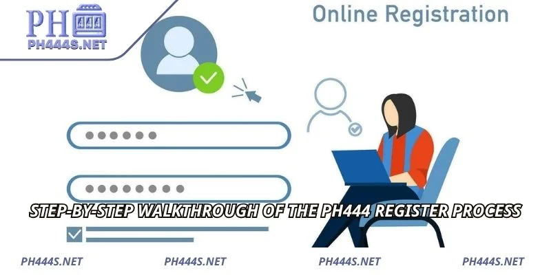 Step-by-step walkthrough of the PH444 register process