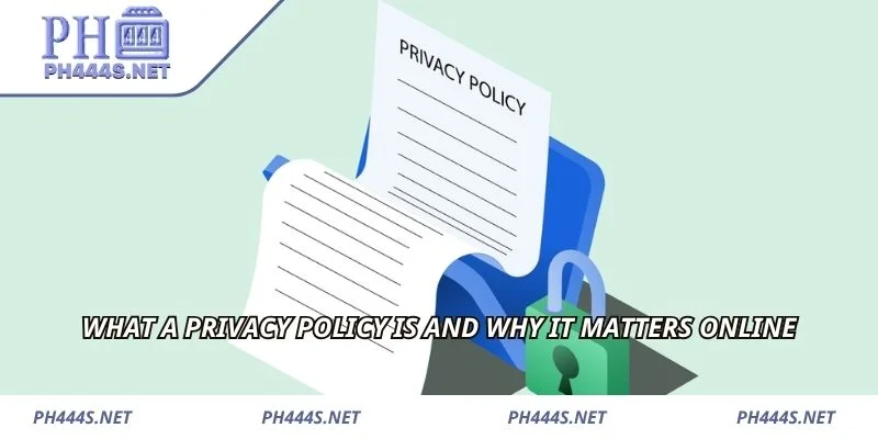 What a privacy policy is and why it matters online