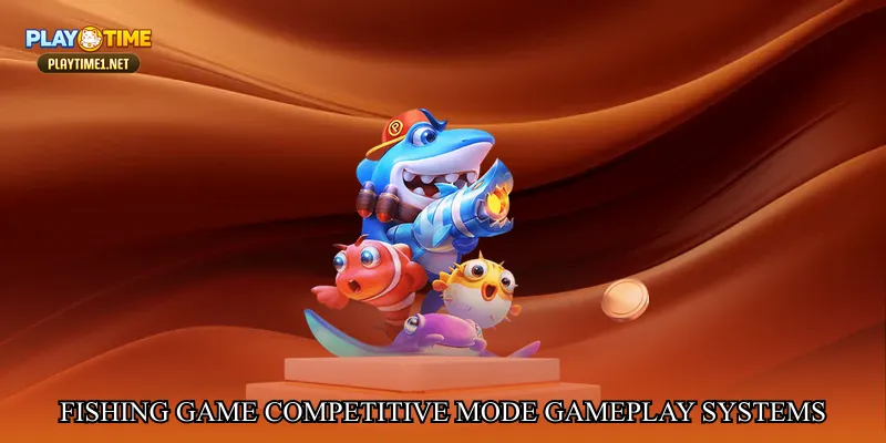 Fishing game competitive mode gameplay systems